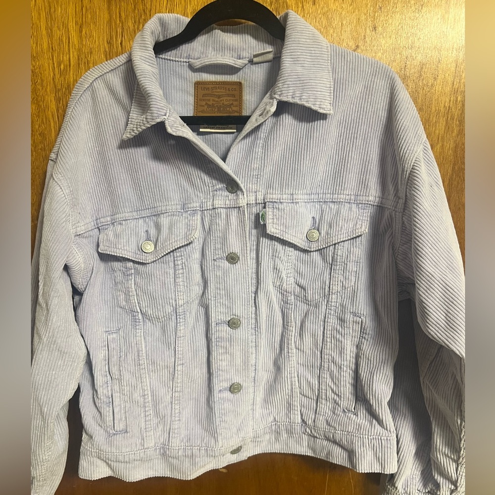 Levi's Premium lavender Corduroy trucker  Jacket